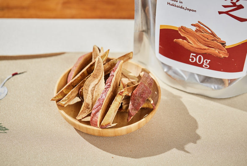 Organic Red Reishi slice 50g (Restock)